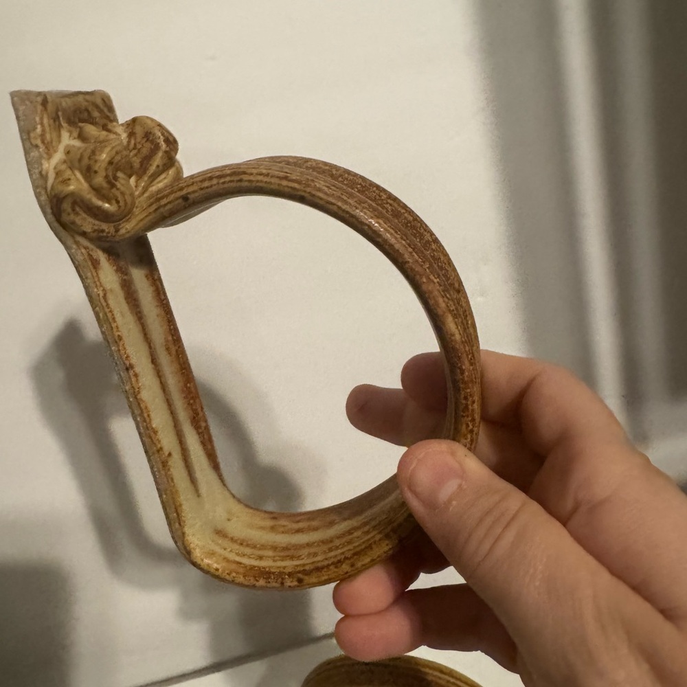 Vintage Pottery Decorative Wall Hook